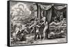 Allegory of Birth 1560, 1500 (1558)-Giorgio Ghisi-Framed Stretched Canvas