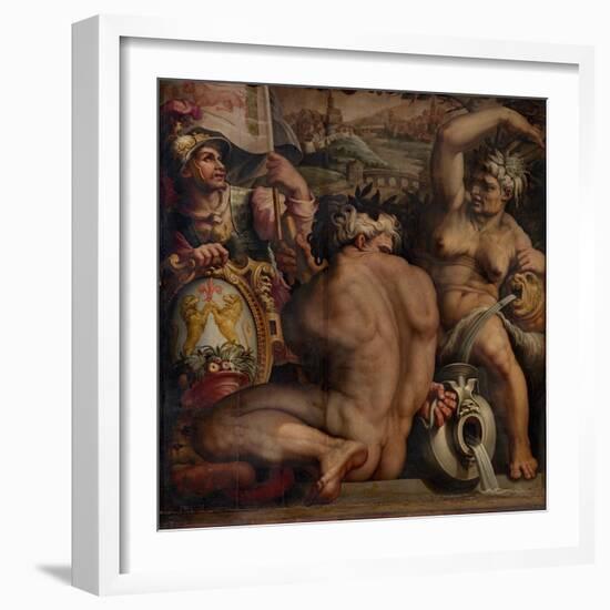 Allegory of Casentino, 1563-1565-Giorgio Vasari-Framed Giclee Print