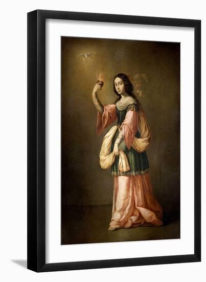 Allegory of Charity, ca. 1655-Francisco de Zurbarán-Framed Giclee Print