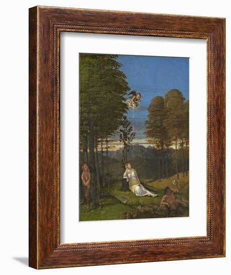 Allegory of Chastity, C. 1505-Lorenzo Lotto-Framed Giclee Print