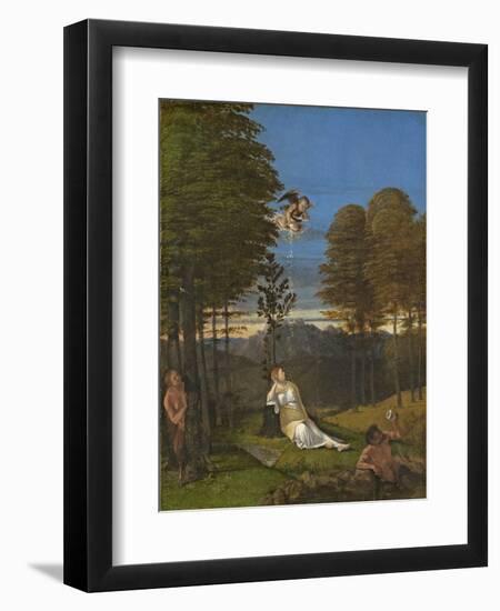 Allegory of Chastity, C. 1505-Lorenzo Lotto-Framed Giclee Print