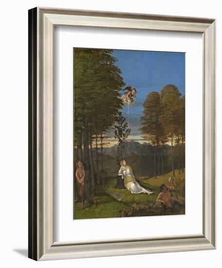 Allegory of Chastity, C. 1505-Lorenzo Lotto-Framed Giclee Print