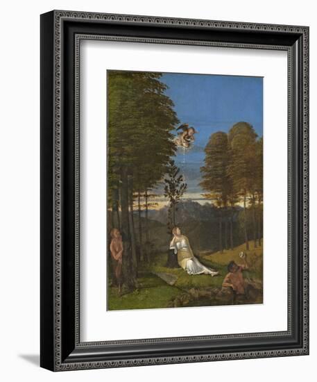 Allegory of Chastity, C. 1505-Lorenzo Lotto-Framed Giclee Print