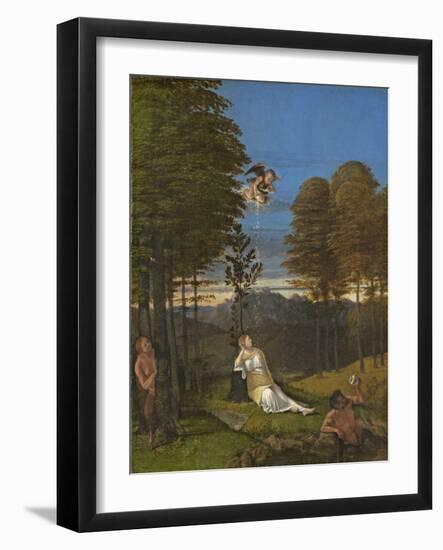 Allegory of Chastity, C. 1505-Lorenzo Lotto-Framed Giclee Print