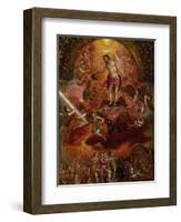 Allegory of Christian Knight, Back of Portable Altar-El Greco-Framed Giclee Print