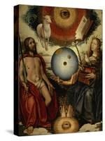 Allegory of Christianity-Jan Provost-Stretched Canvas