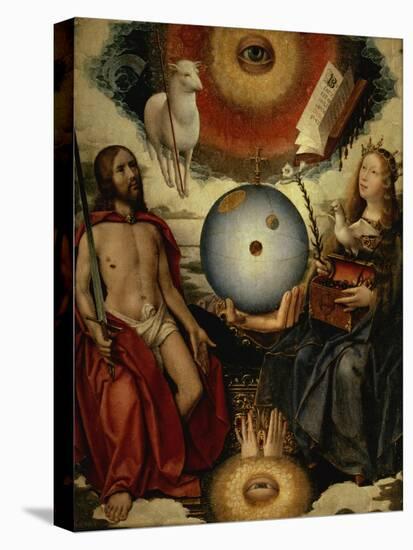 Allegory of Christianity-Jan Provost-Stretched Canvas