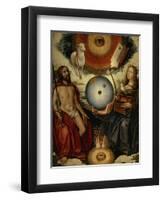 Allegory of Christianity-Jan Provost-Framed Premium Giclee Print