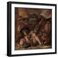 Allegory of Colle Val D'Elsa and San Gimignano, 1563-1565-Giorgio Vasari-Framed Giclee Print