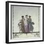 Allegory of Comedy, Justice and Truth, Pompeian-Style Fresco-Giuseppe Borsato-Framed Giclee Print