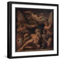 Allegory of Cortona and Montepulciano, 1563-1565-Giorgio Vasari-Framed Giclee Print