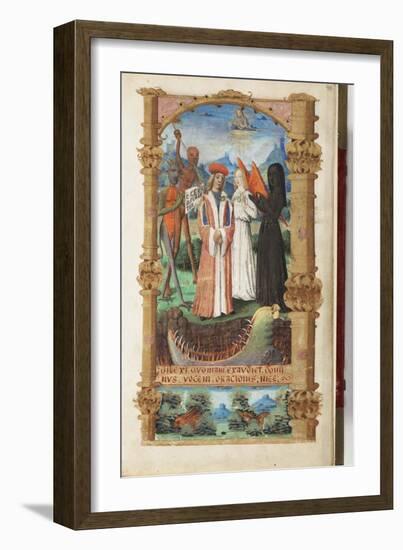 Allegory of Death (Book of Hour), C. 1510-null-Framed Giclee Print