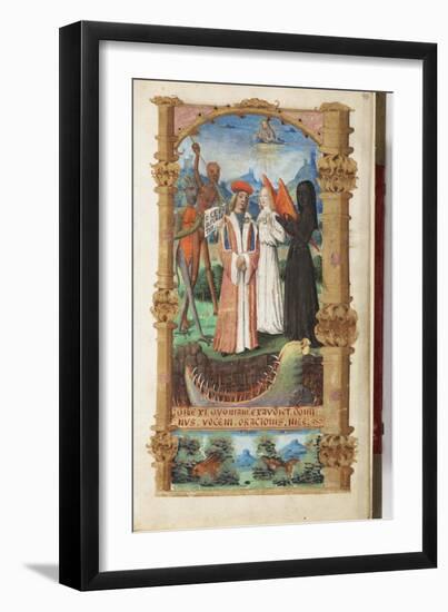 Allegory of Death (Book of Hour), C. 1510-null-Framed Giclee Print