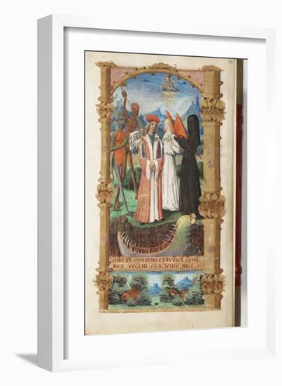 Allegory of Death (Book of Hour), C. 1510-null-Framed Giclee Print