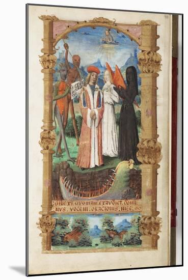 Allegory of Death (Book of Hour), C. 1510-null-Mounted Giclee Print