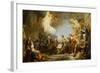 Allegory of Declaration of Human Rights, 1790-Jean-Baptiste Regnault-Framed Giclee Print