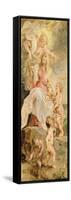 Allegory of Eternity, C.1625-30 (Panel)-Peter Paul Rubens-Framed Stretched Canvas