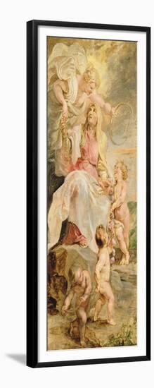 Allegory of Eternity, C.1625-30 (Panel)-Peter Paul Rubens-Framed Giclee Print