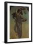 Allegory of Evening, by Vincenzo Gemito (1852-1929), Terracotta Bas-Relief, Italy-null-Framed Giclee Print