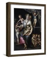 Allegory of Fertility and the Senses, 1593-Dirk De Quade Van Ravesteyn-Framed Giclee Print