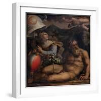 Allegory of Fiesole, 1563-1565-Giorgio Vasari-Framed Giclee Print