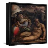 Allegory of Fiesole, 1563-1565-Giorgio Vasari-Framed Stretched Canvas
