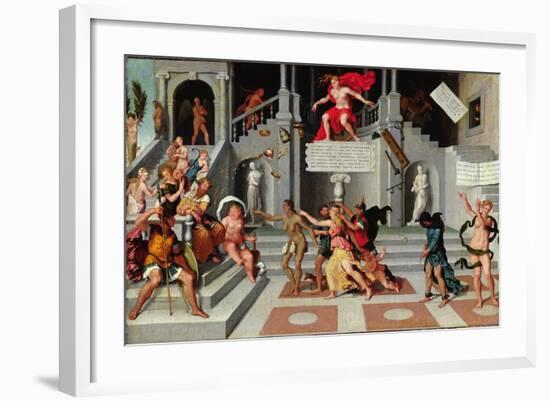 Allegory of Fortune and the Vices-null-Framed Giclee Print