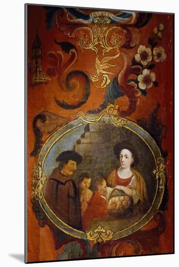 Allegory of France, Farming Family, Detail from the Screen of Nations-null-Mounted Giclee Print