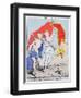 Allegory of Freemasonry and the Paris Commune, 1871-Moloch-Framed Giclee Print