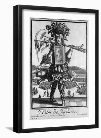 Allegory of Gardening-null-Framed Giclee Print