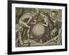 Allegory of Geometry, Engraving by F Floris, 16th Century-Flemish School-Framed Giclee Print