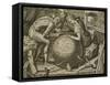 Allegory of Geometry, Engraving by F Floris, 16th Century-Flemish School-Framed Stretched Canvas