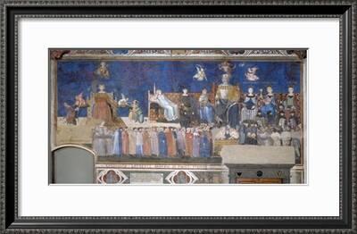 Allegory Of Good And Bad Government Good Government Giclee Print Ambrogio Lorenzetti Allposters Com