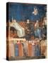 Allegory of Good Government (detail)-Ambrogio Lorenzetti-Stretched Canvas