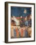 Allegory of Good Government (detail)-Ambrogio Lorenzetti-Framed Art Print