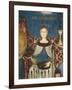 Allegory of Good Government, Magnanimity and Generosity-Ambrogio Lorenzetti-Framed Giclee Print