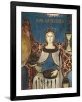 Allegory of Good Government, Magnanimity and Generosity-Ambrogio Lorenzetti-Framed Giclee Print