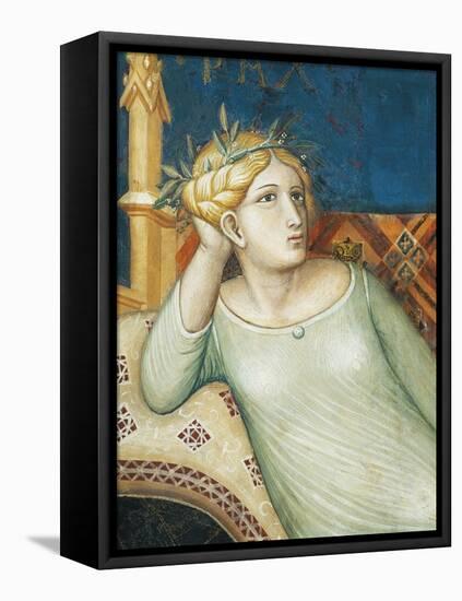 Allegory of Good Government, Peace-Ambrogio Lorenzetti-Framed Stretched Canvas