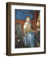 Allegory of Good Government, Prudence-Ambrogio Lorenzetti-Framed Giclee Print