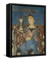 Allegory of Good Government, Temperance-Ambrogio Lorenzetti-Framed Stretched Canvas
