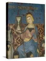 Allegory of Good Government, Temperance-Ambrogio Lorenzetti-Stretched Canvas