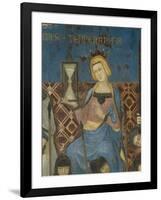 Allegory of Good Government, Temperance-Ambrogio Lorenzetti-Framed Giclee Print