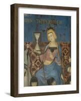 Allegory of Good Government, Temperance-Ambrogio Lorenzetti-Framed Giclee Print