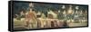 Allegory of Good Government-Ambrogio Lorenzetti-Framed Stretched Canvas