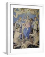 Allegory of Happiness, C. 1567-Agnolo Bronzino-Framed Giclee Print