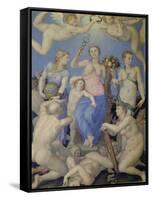 Allegory of Happiness, C. 1567-Agnolo Bronzino-Framed Stretched Canvas