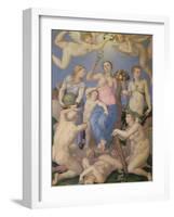 Allegory of Happiness, c.1567-Agnolo Bronzino-Framed Giclee Print