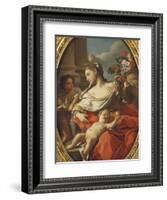 Allegory of Innocence-Francesco de Mura-Framed Giclee Print
