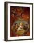 Allegory of Italy, Farming Family, Detail from the Screen of Nations-null-Framed Giclee Print