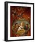 Allegory of Italy, Farming Family, Detail from the Screen of Nations-null-Framed Giclee Print